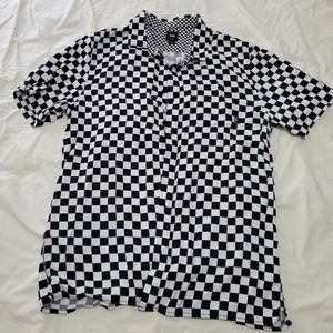 Vans men's button up shirt